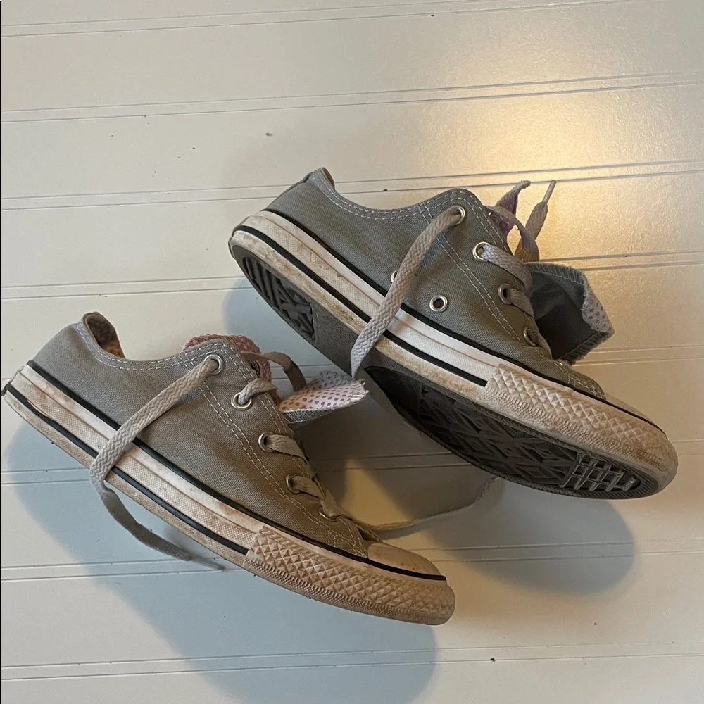Converse Kids Sneakers in Gray and Purple